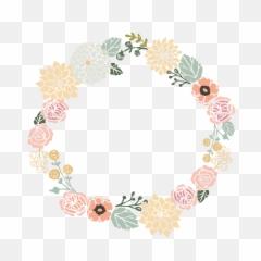 Floral Wreath - Flower Transparent Background png