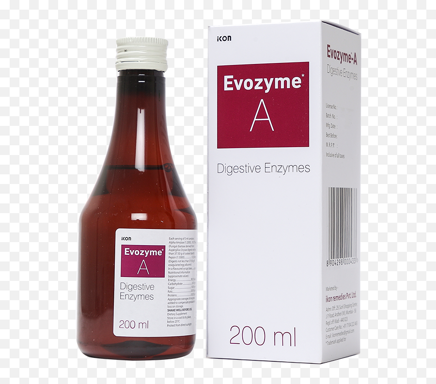 Evozyme - Glass Bottle Png,Syrup Icon