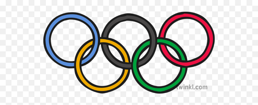 Olympic Rings 1 Illustration - Twinkl 776 Bc First Olympics Png,Olympic Rings Png
