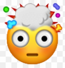 Emoji Sticker Explosion Party Shocked Wow Myowncreation Png
