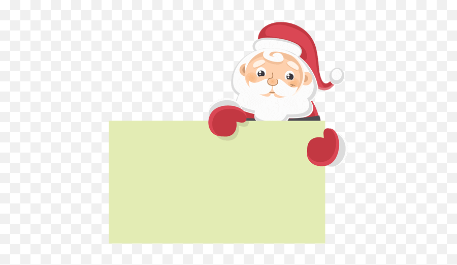 Santa Claus Holding Text Board - Transparent Png U0026 Svg Papai Noel Segurando Png,Santa Png