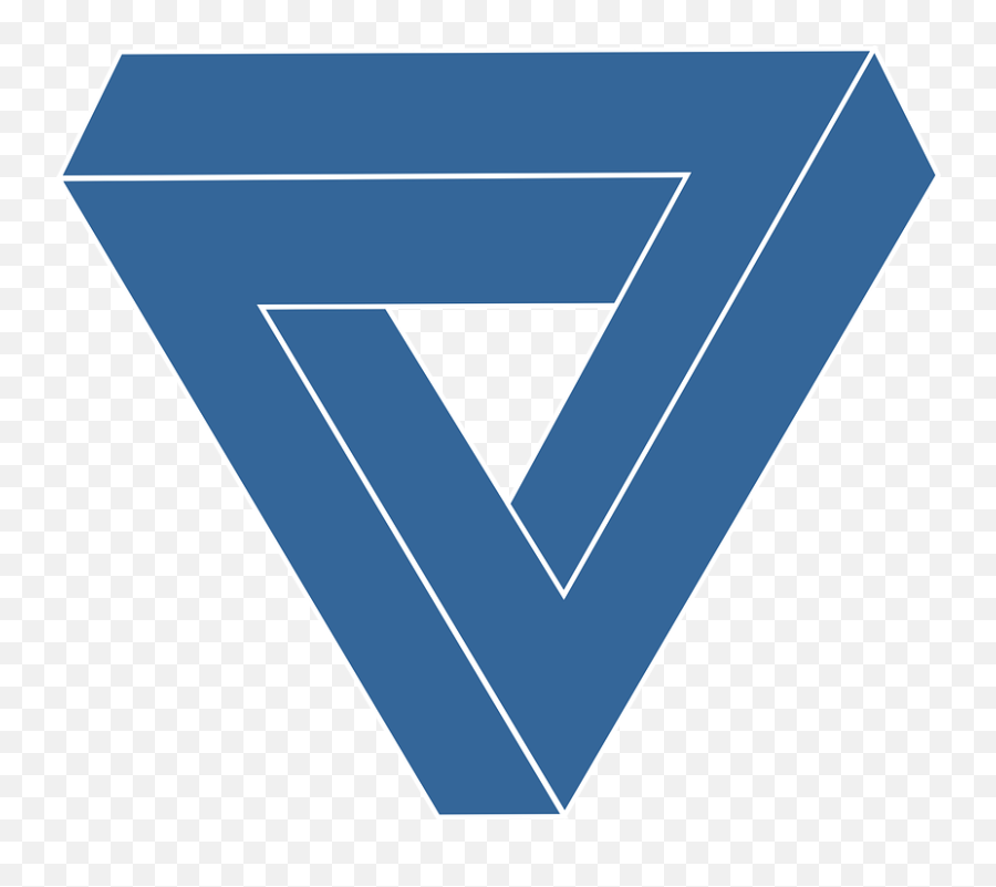 Logo Triangle Blue - Logo Trekant Png,Blue Triangle Png