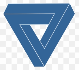 Logo Triangle Blue - Logo Trekant Png,Blue Triangle Png