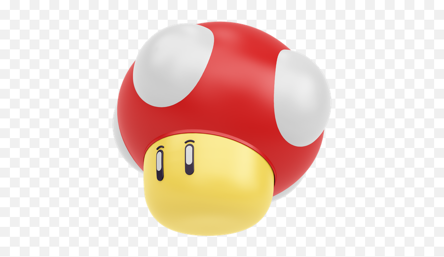 Premium Pacman 3d Illustration Download In Png Obj Or Blend - Fictional Character,Super Mario Mushroom Icon