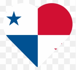 Vector Country Flag Of Panama - Heart World Flags Icon png