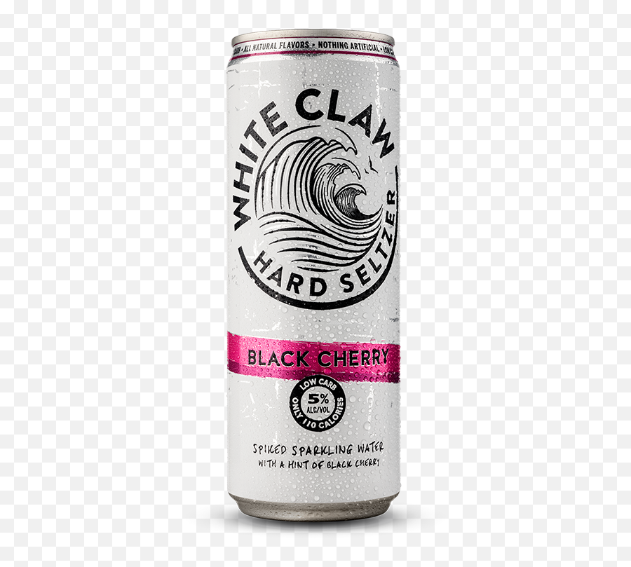White Claw Hard Seltzer - Black Cherry Seltzer Alcohol Png,White Claw Png