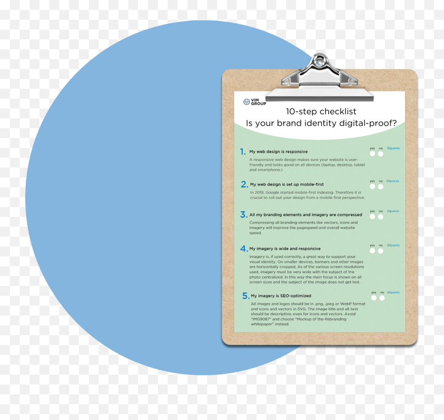 Digital Brand Is Your - Proof 10step Checklist Vertical Png,Vim Icon