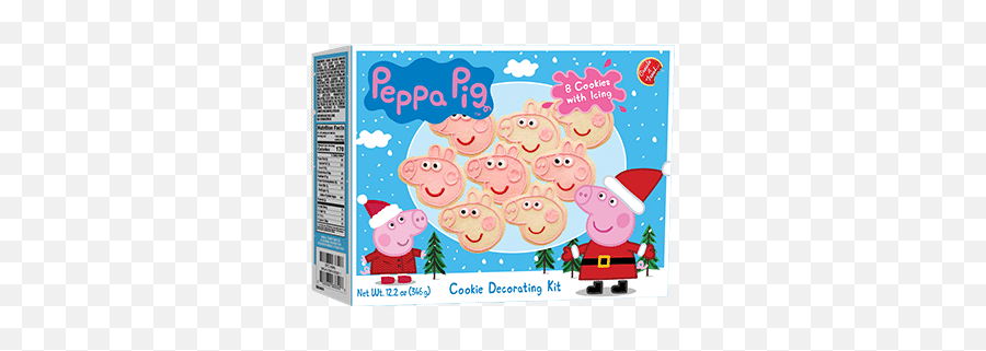 Decorate Your Own Peppa Pig Cookie Kit 8ct Create A Treat - Peppa Pig Christmas Cookies Png,Peppa Pig Png