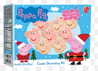 Decorate Your Own Peppa Pig Cookie Kit 8ct Create A Treat - Peppa Pig Christmas Cookies Png,Peppa Pig Png