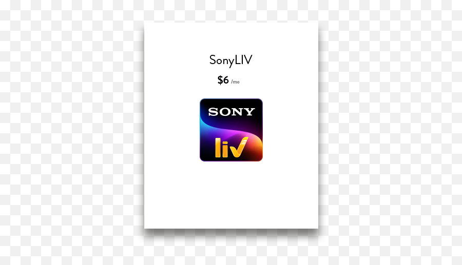 Watch Sonyliv With Sling Tv - Sony Png,Sony Store Icon