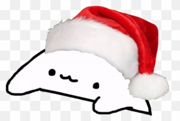 Bongo Cat Christmas Meme Throw Pillow By Desteesigners - Transparent png