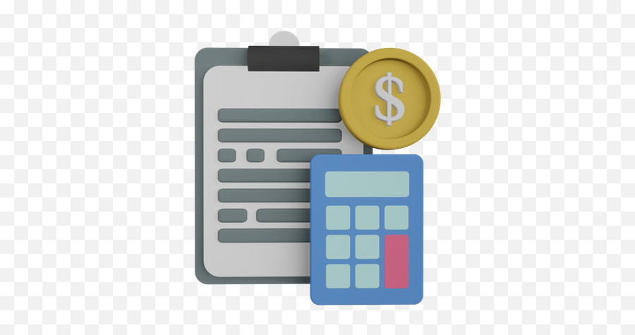 Accounting Report Icon - Download In Flat Style Calculator Png,Airdrop Icon Gray