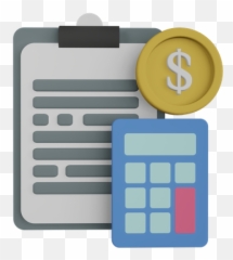 Accounting Report Icon - Download Flat Style Calculator png