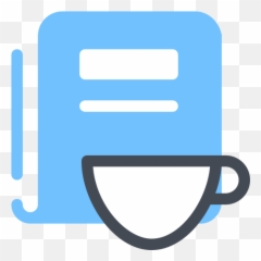 Coffee Break Icon In Pastel Style - Language png