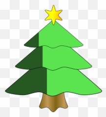 Download Hd Christmas Tree Vector Png - Animated Big