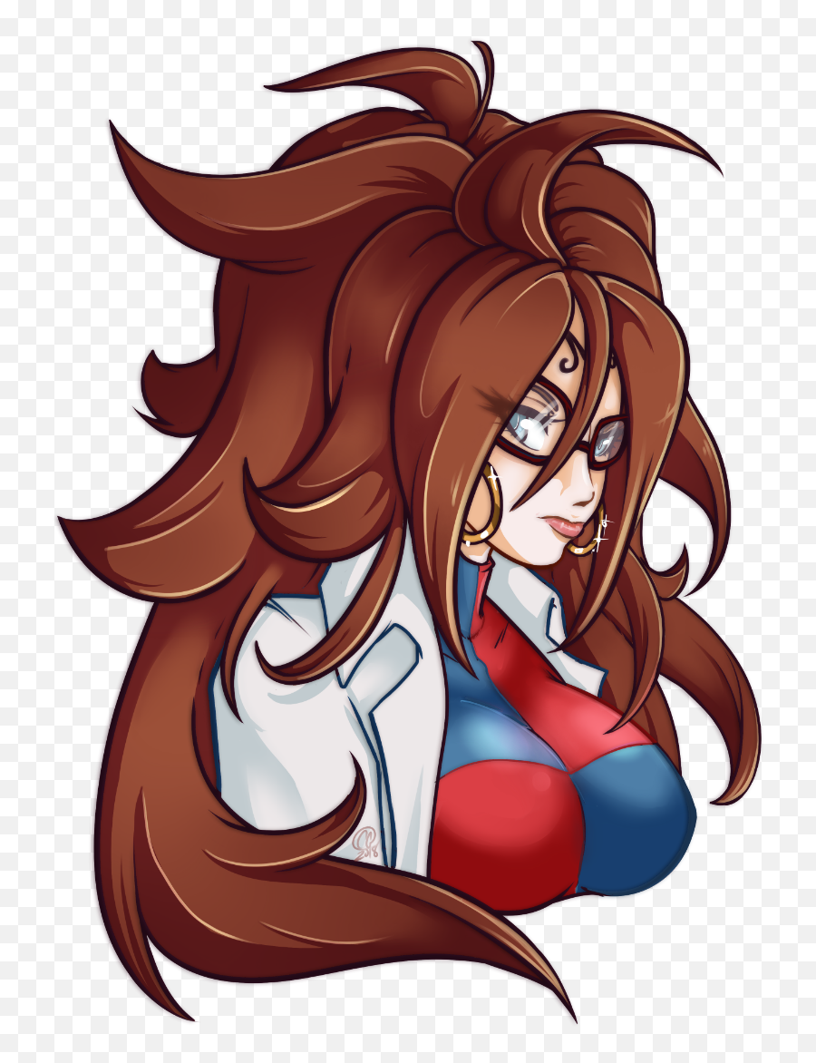 Android 21 By Firekitty - Fur Affinity Dot Net Cartoon Png,Android 21 Png