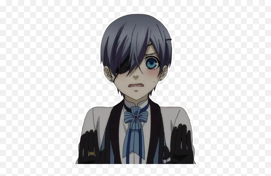 Telegram Sticker From Black Butler - Pack Pack Fictional Character Png,Sebastian Michaelis Icon