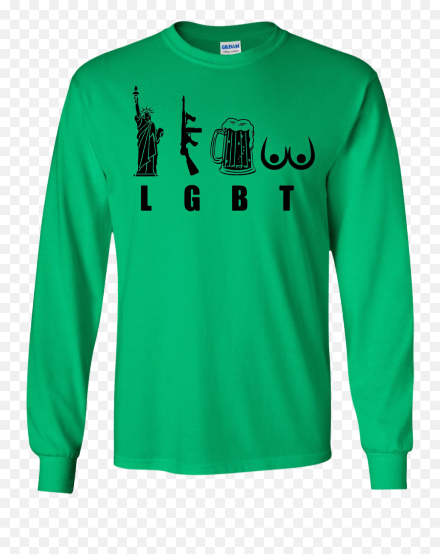 Lgbt Funny Shirt Liberty Guns Beer And Ta Tas Big Icon - Lgbt Shirt ...