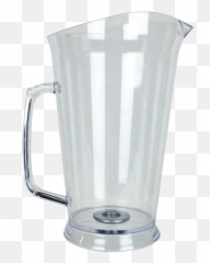 60oz Clear Bottoms Up Pitcher - Blank Beer Glass Png,Pitcher Png