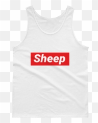 Sheep Box Logo - Sheep Idubbbz Merch Supreme Pin Back Active Tank Png,Idubbbz Png