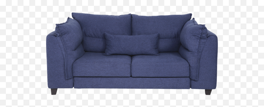 Buy Edge Sofa Dark Blue Online Script - Studio Couch Png,Couch Transparent Background