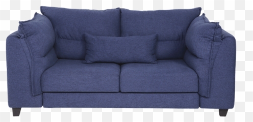 Buy Edge Sofa Dark Blue Online Script - Studio Couch Png,Couch Transparent Background