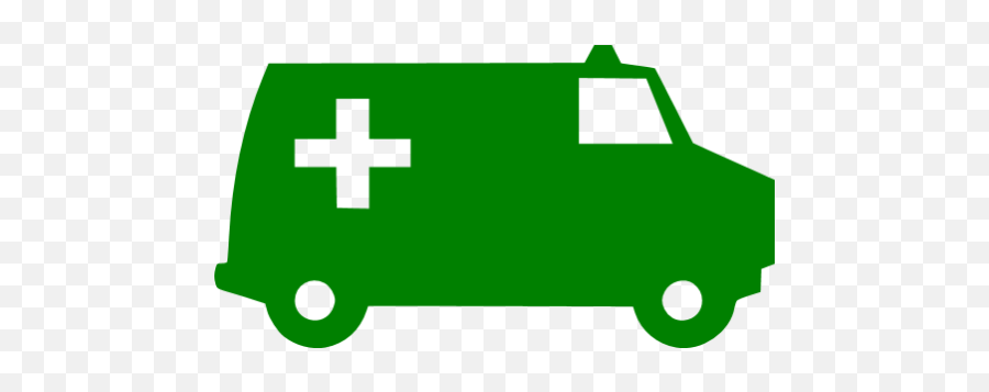 Green Ambulance 5 Icon - Free Green Ambulance Icons Png,Ambulance Icon Png