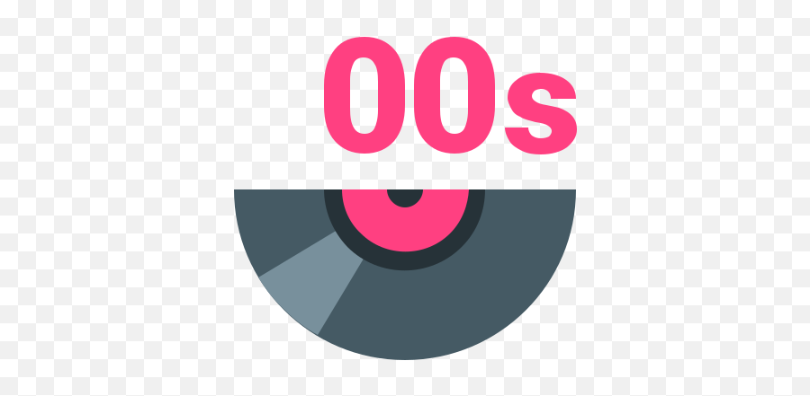 00s Music Icon In Color Style Png Pink
