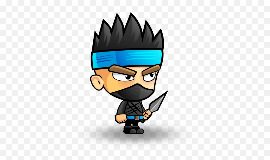 Ninja Warrior Character Set - Game Art Partners Character Game 2d Free Png,Ninja Png