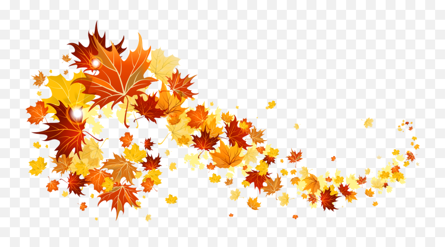 Download Png Falling Leaves Overlay - Autumn Leaves Transparent Background,Fall Background Png