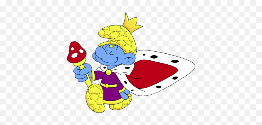 King Smurf Png Image Transparent