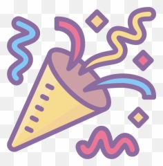 Confetti Clipart Tumblr Transparent - Birthday Icon Transparent Background png