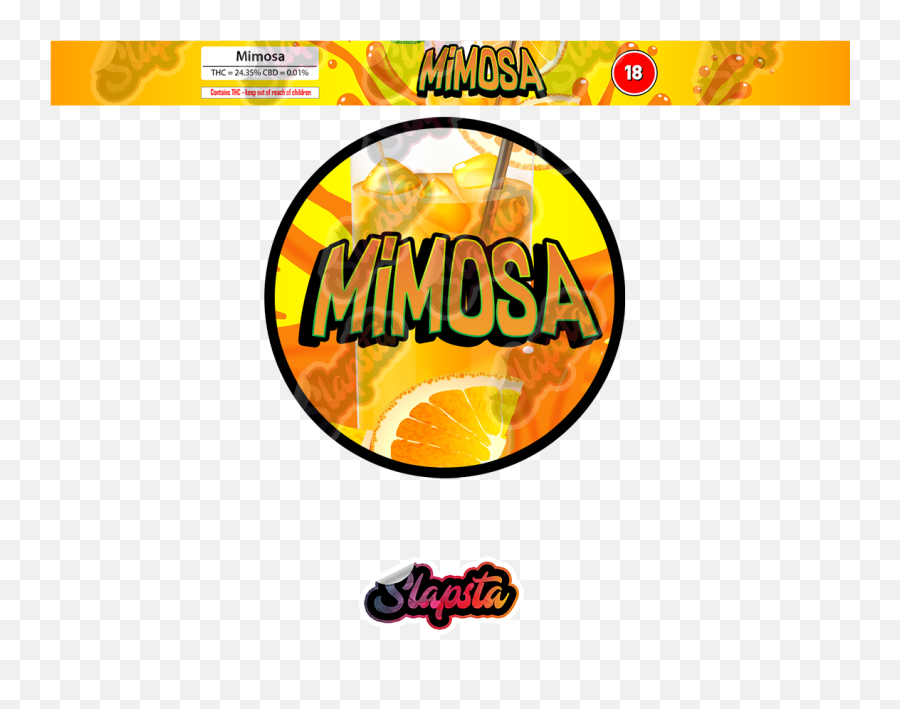 Mimosa Pre - Labeled 35g Selfseal Tins Png,Mimosa Png