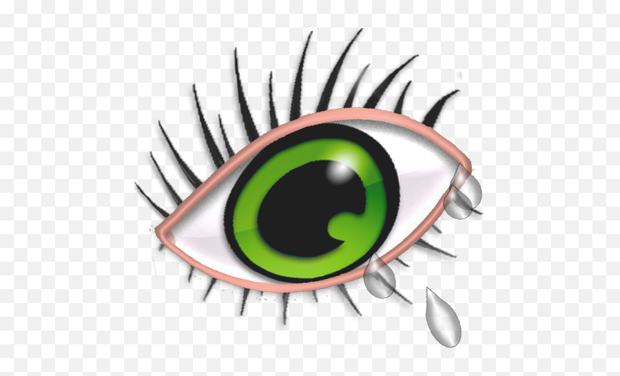Eye Png Crying - Ojo Con Pestaña Emoji,Crying Eyes Png
