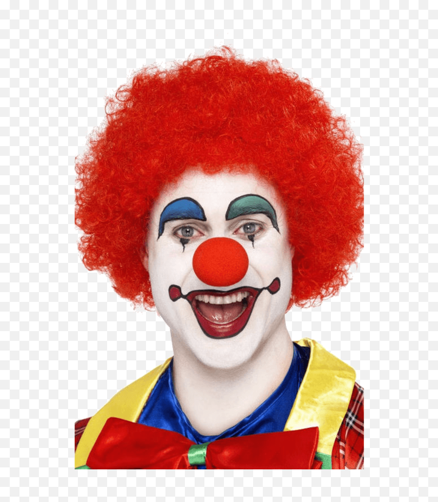Download Clown With Blue Hair - Red Clown Wig Png,Clown Hair Png