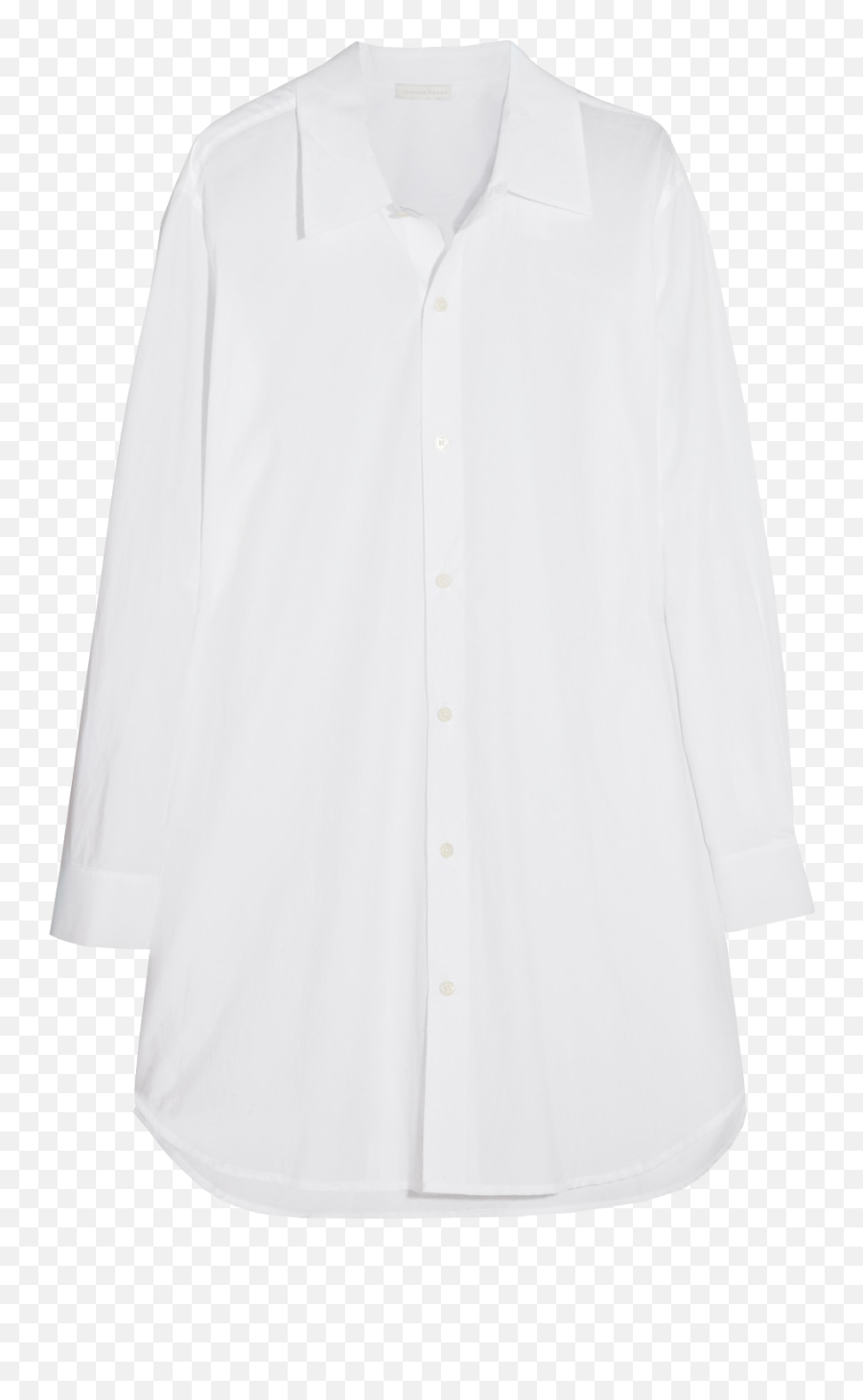 Donna Karan Oversized White Cotton Shirt - Avenuesixty Blouse Png,White Shirt Png