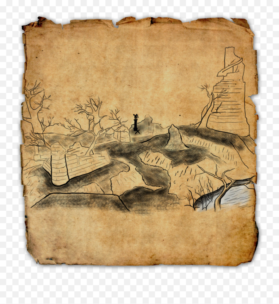 Png Glenumbra Ce Treasure Map - Elder Scrolls Treasure Maps,Treasure Map Png