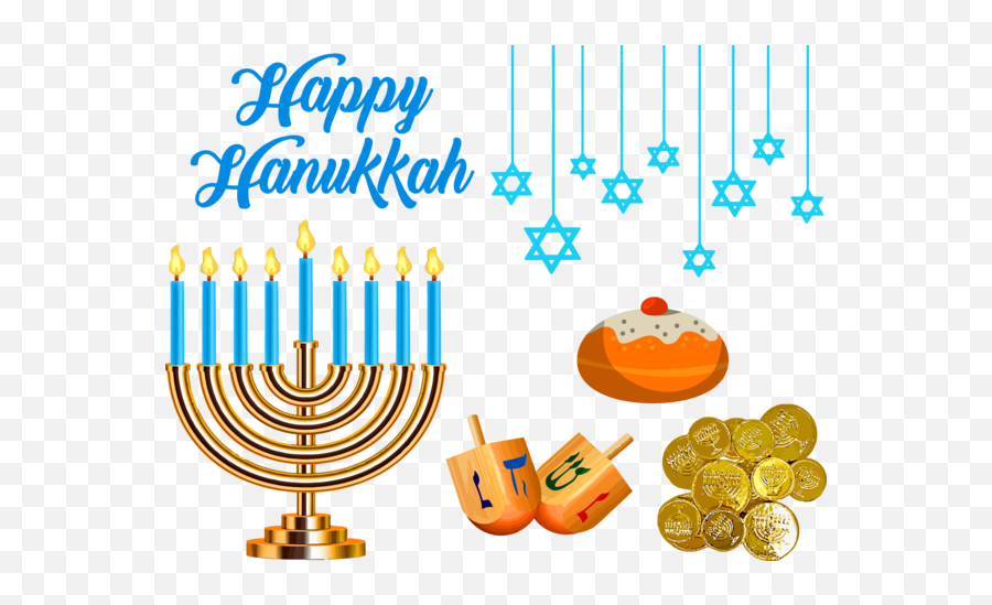 Download Hanukkah Menorah Candle Holder - Hanukkah Clipart Png,Hanukkah Png
