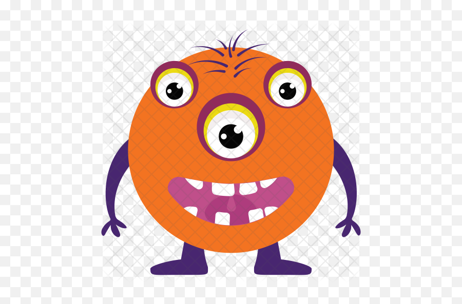 Monster With Multiple Eyes Icon - Illustration Png,Monster Eyes Png