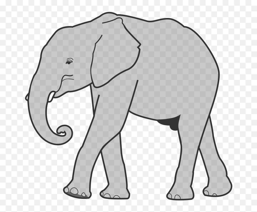 Elephant Clip Art Png - Clipart Transparent Background Elephant,Elephant Clipart Png