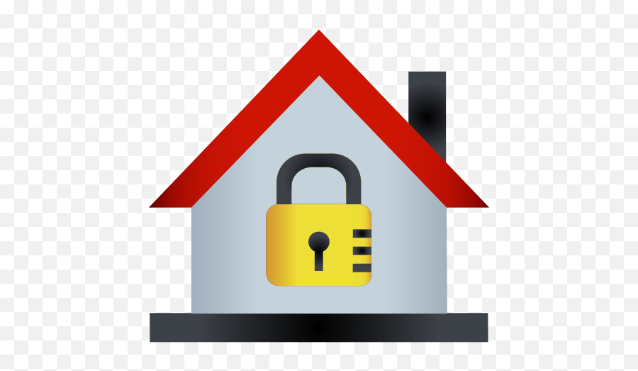 House Lock Password Home Icon - House With Lock Png,Padlock Png