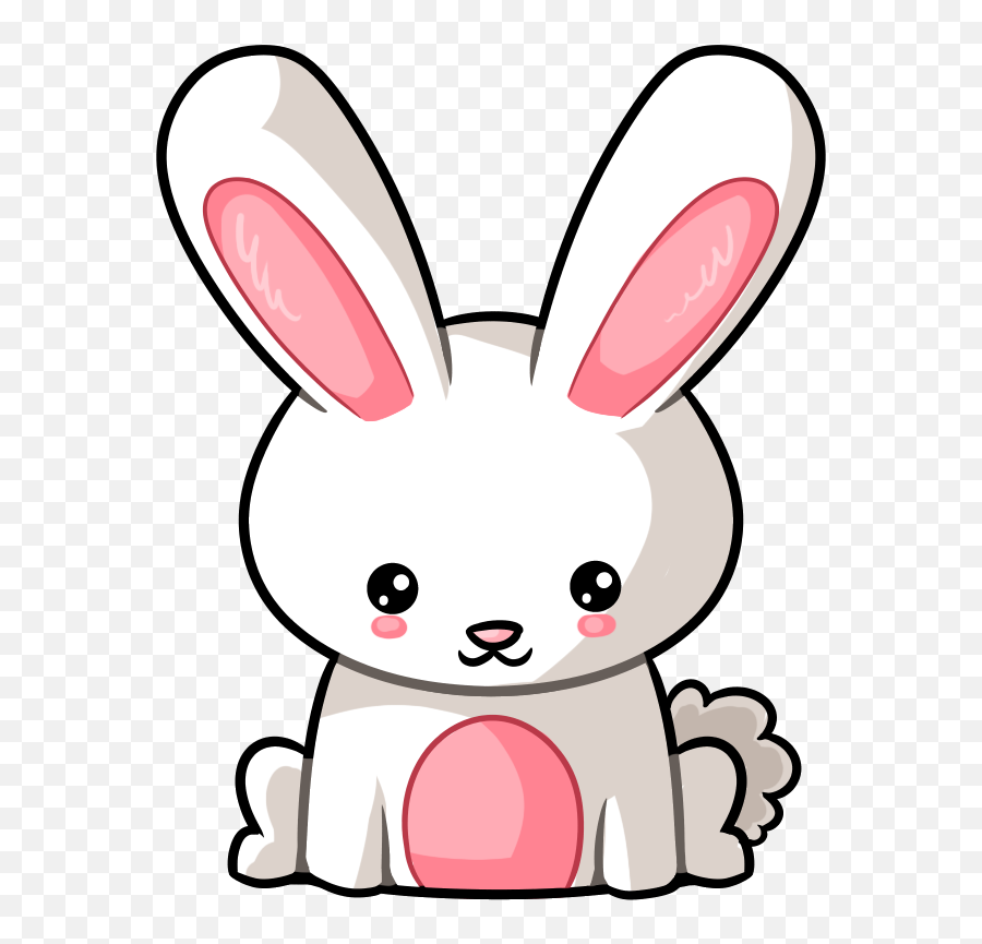 White Easter Bunny Clipart - Full Size Clipart 2851078 Bunny Clipart Png,Easter Bunny Ears Png