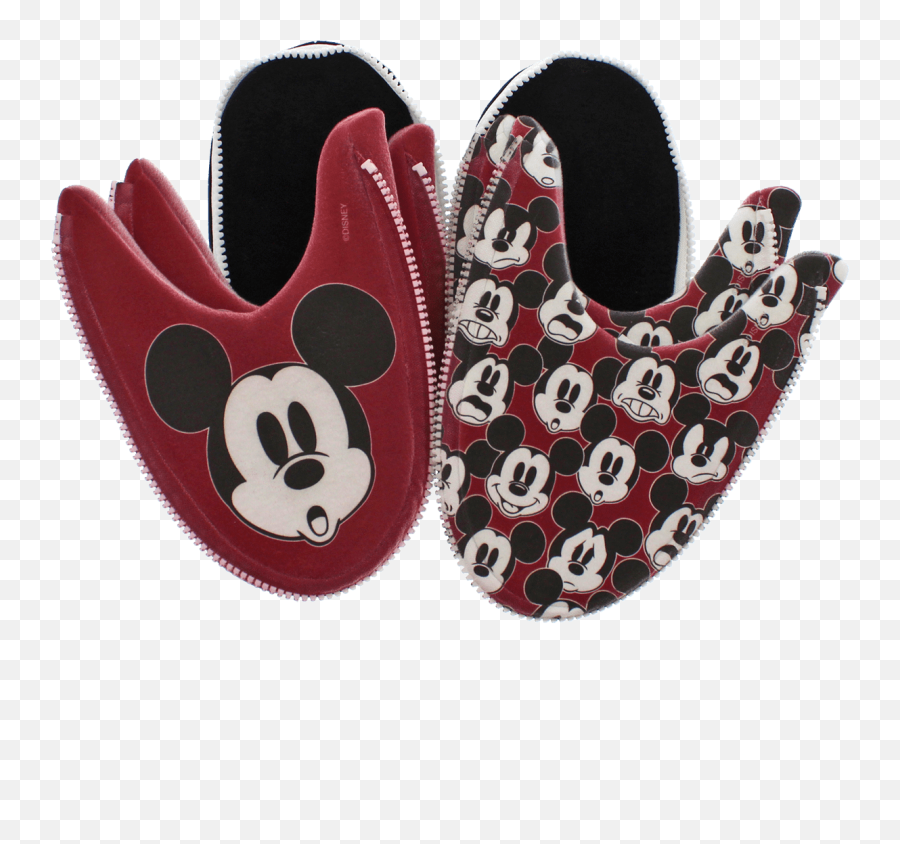 Mickey Mouse Classic Zlipperz - Shoe Style Png,Mickey Mouse Face Png