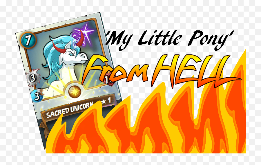 Steemmonstersu0027 Sacred Unicorn My Little Pony From Hell - Fictional Character Png,Hell Png