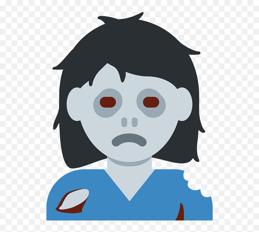 Woman Zombie Emoji Clipart Free Download Transparent Png - Woman Zombie Emoji,Transparent Zombie