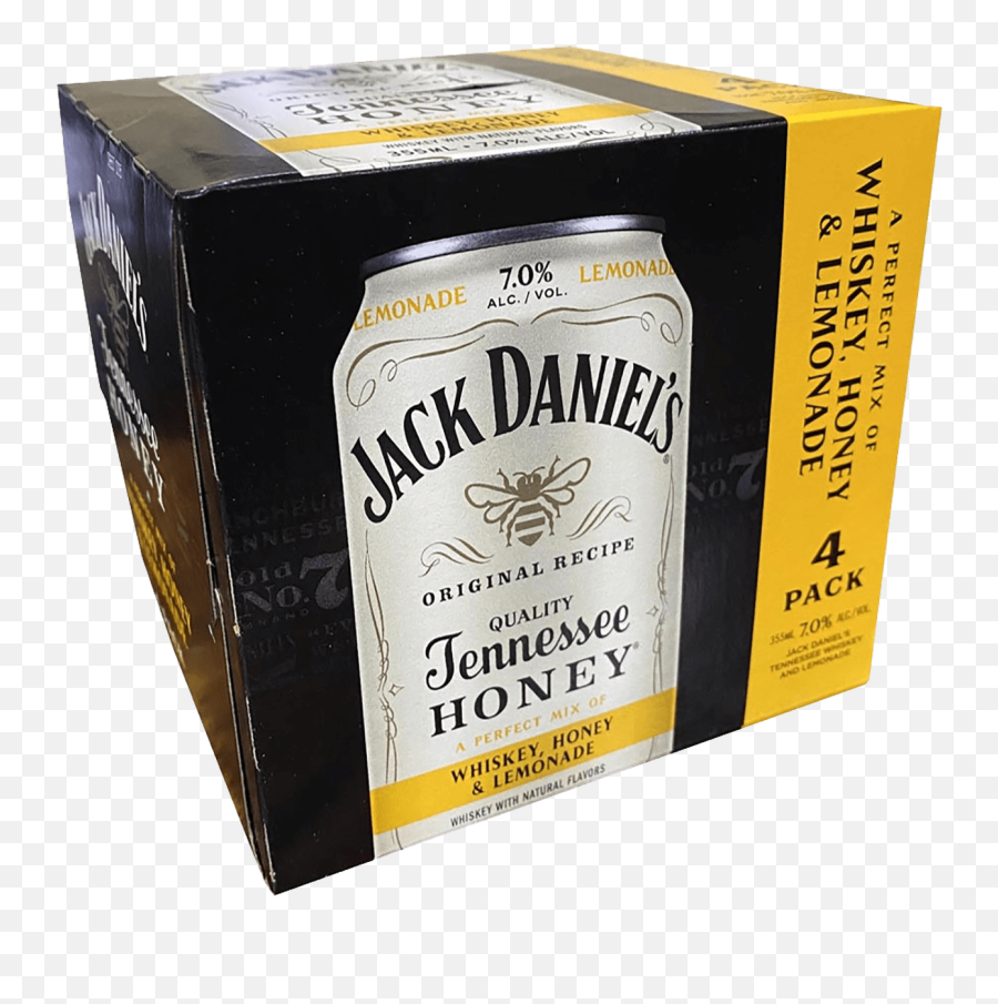 Jack Danielu0027s Honey U0026 Lemonade - 355ml 4 Pack Jack Daniels Honey And Lemonade Can Png,Jack Daniels Logo Png