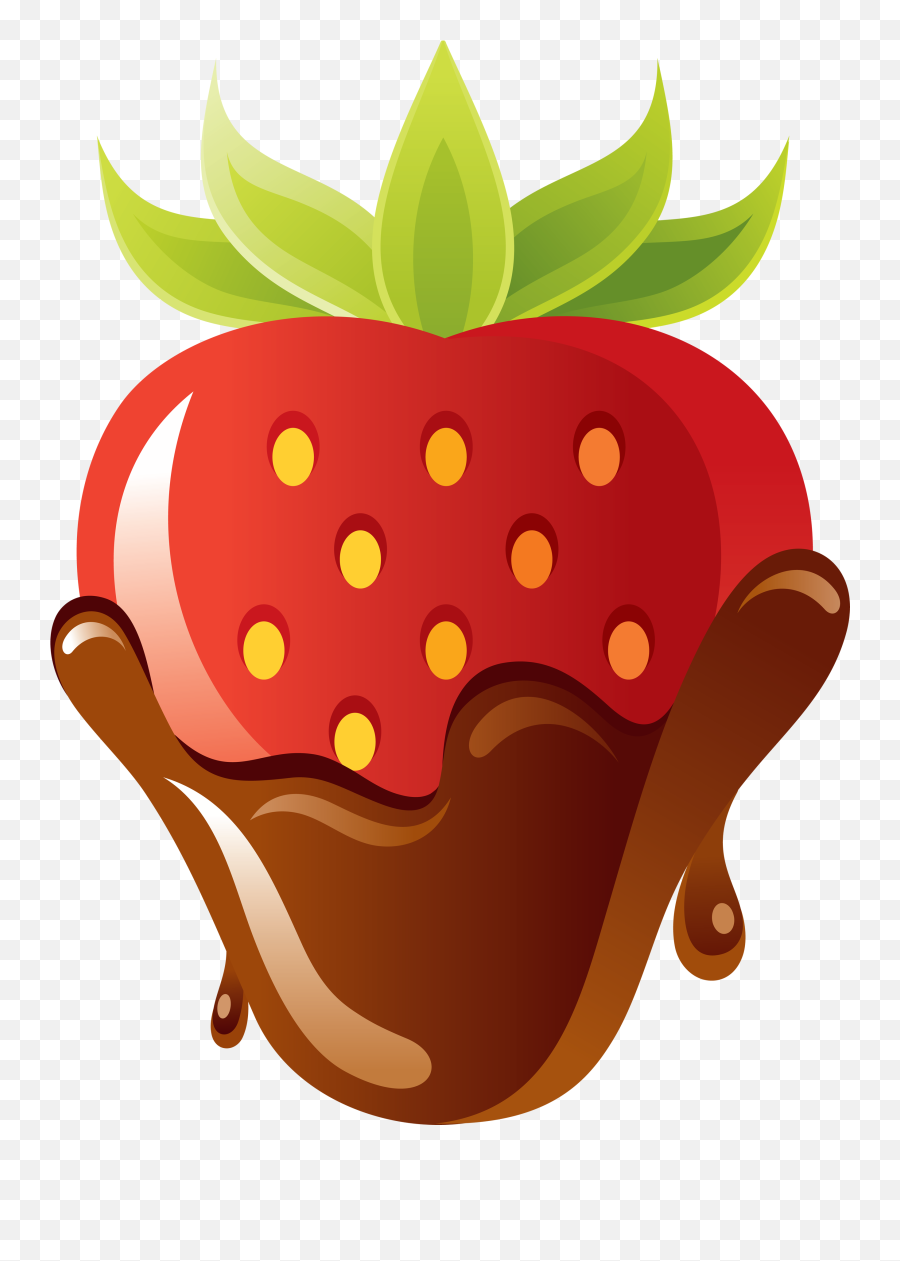 Strawberry Png Alpha Channel Clipart Images Pictures With - Chocolate Coverd Strawberries Cartoon,Strawberries Transparent Background