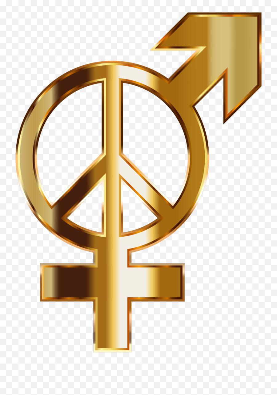 Peace Symbol Clipart 26 Buy Clip Art - Gold Gender Symbols Transparent Background Png,Peace Sign Logo