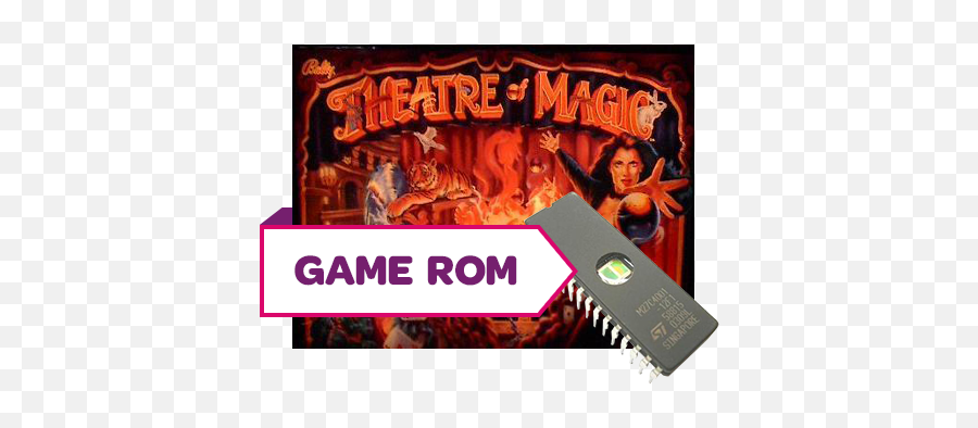Theatre Of Magic Cpu Game Rom - Theatre Of Magic Pinball Png,Ministry Of Magic Logo