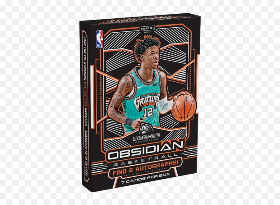 2019 - 20 Panini Obsidian Basketball Hobby Boxzion Auto Rc 2019 20 Obsidian Basketball Box Png,Zion Williamson Png